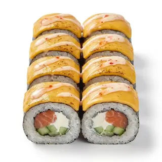Cheddar Roll cu somon