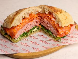 Panini Mortadella con Salami Piccante