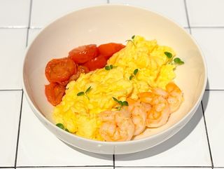 Scrambled cu creveti