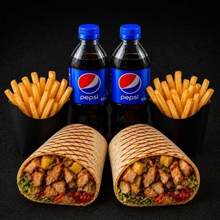Meniu 2 Kebab pui mare