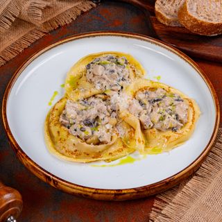 Clătite cu pui și ciuperci