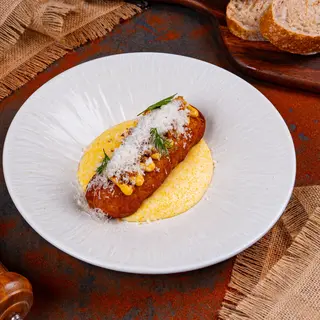 Cotlet Kiev cu polenta