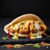 Pita cu pui crispy și cașcaval