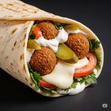 Kebab cu falafel și cașcaval, XL