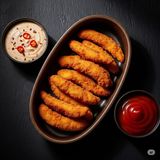 8 buc pui "crispy" + 2 sosuri