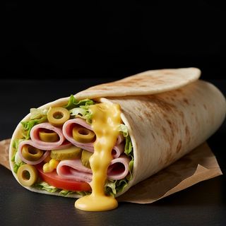 Roll cu șunca și cașcaval