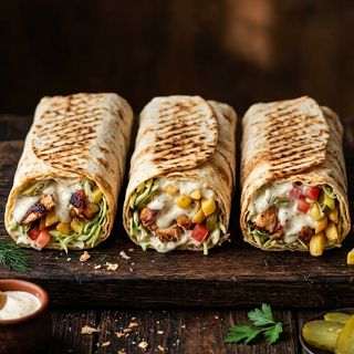 3 kebaburi de pui mici