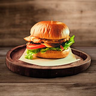 Чизбургер С Курицей/ Chesse Burger Pui