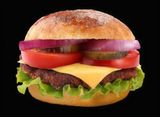 Cheeseburger de pui-vită