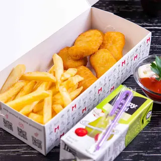 Kids -Nuggets+Suc Copii+Cartofi Pai+Sos