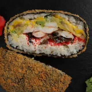 Сушибургер с креветками/ SushiBurger Creveti