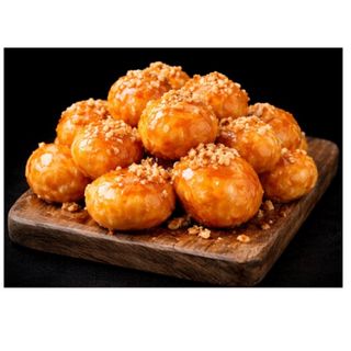 Gogosi Loukuomades +topping