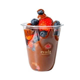 Afine cu căpșuni în ciocolată