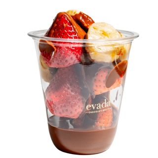 Banane cu căpșuni în ciocolată