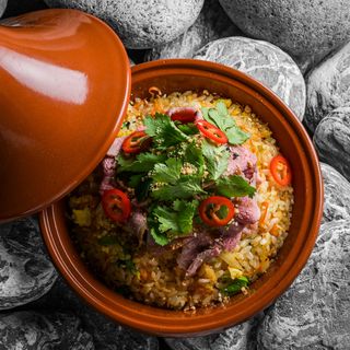 Orez prăjit cu rață 350g