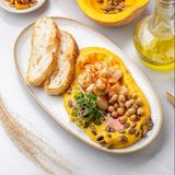 Humus de dovleac cu creveți