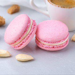 Macarons cu căpșună
