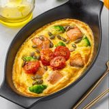 Frittata cu somon și dovleac