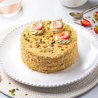 Tort Napoleon cu fistic bento 750g