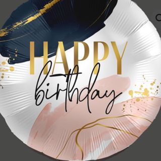 Balon rotund happy birthday