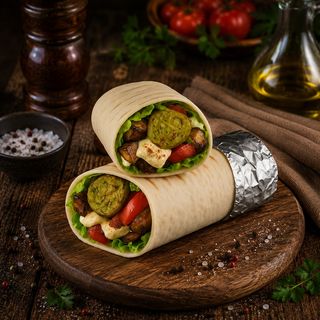 Kebab cu falafel