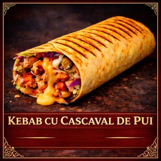 Kebab de pui cu cașcaval