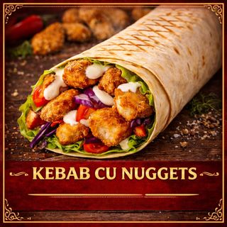 Kebab Crispy cu nuggets