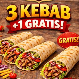 3+1 Kebab Gratis Combo