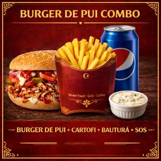 Burger de Pui Combo