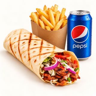 Durum Turcesc Combo (extra carne, fără cartofi)