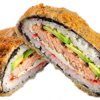 Sushi Burger cu somon Grill