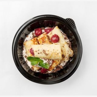 Crêpes con ricotta e amarene