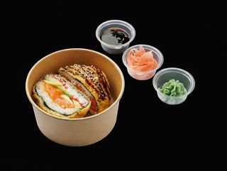 Sushi Burger cu Somon