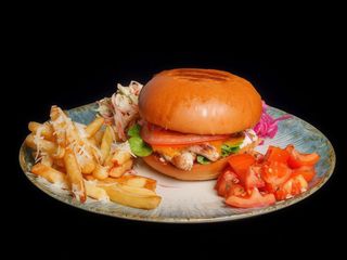 Combo chicken burger