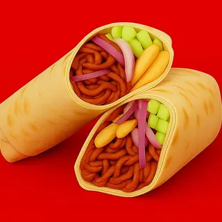 Kebab cu porc mare