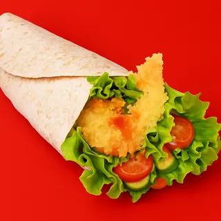Wrap cu creveți