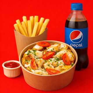 Combo Cartoff carne de pui