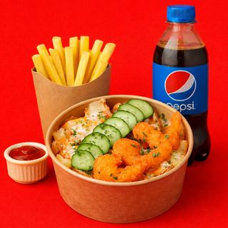 Combo Cartoff cu creveți