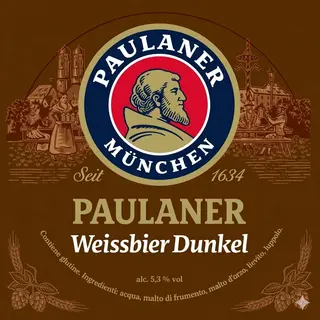 Paulaner Weissbier Dunkel