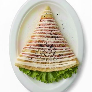 Блин с Хамоном и Беконом