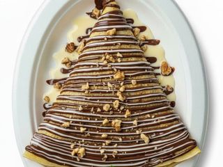 Блин с творогом и изюмом