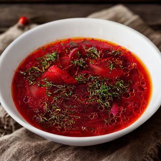 Красный борщ/ Borș roșu