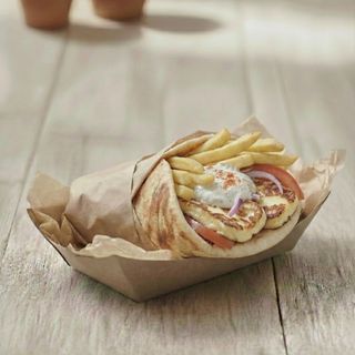 Gyros Classic de pui si halloumi