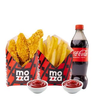 Meniu Crispy Chicken nuggets + Cartofi pai + Coca-cola