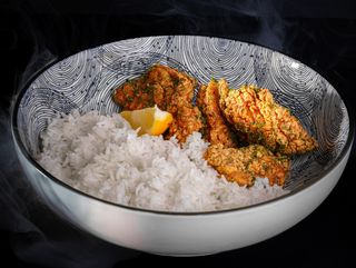 AFC - Azasu Fried Chicken with jasmine rice