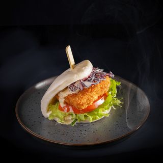 Crispy Salmon Bao