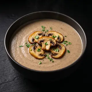 Supă cremă de ciuperci