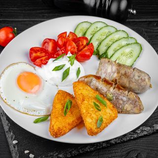 Sausage & Hash Brown Breakfast