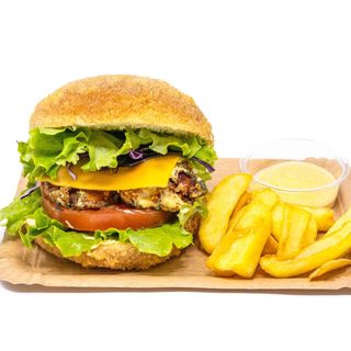 Crispy Cajun Chicken Burger