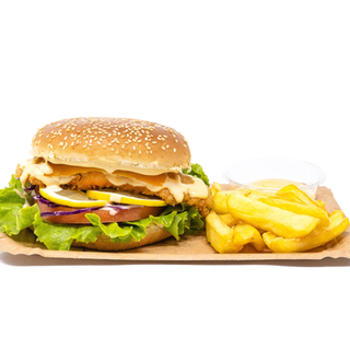 Salmon Furai Burger